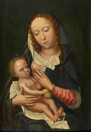 处女与孩子 – 16世纪罗吉尔·范德韦登的追随者