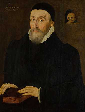 坎特伯雷大主教埃德蒙·格林达尔的画像（约1519-1583年） – English-School-circa-1580