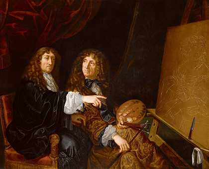 亨利和查尔斯·博布伦的双画像 – 马丁·兰伯特的追随者