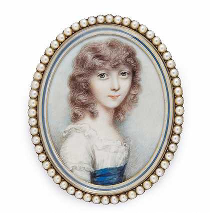 一个年轻女孩的肖像，大约1795年 – 安德鲁·普利默