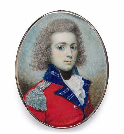 一位军官的肖像，大约1795年 – 桑普森·托古德·罗氏