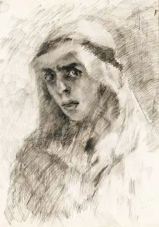 阿拉贝肖像，1878年 – 詹姆斯·恩索