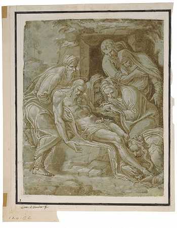 埋葬 – Anonymous-Piedmontese-Master-circa-1550