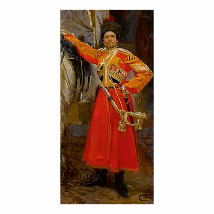 帝国陛下自己车队的哥萨克号手 – 彼得-伊万诺维奇-科托夫