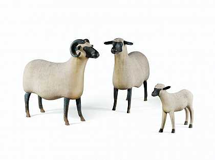 羊群，新羊系列，1997年 – 弗朗索瓦·泽维尔·拉兰