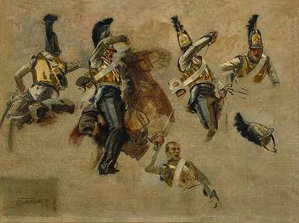 拿破仑战争中一名俄罗斯士兵的研究 – 弗朗索瓦·肖默-