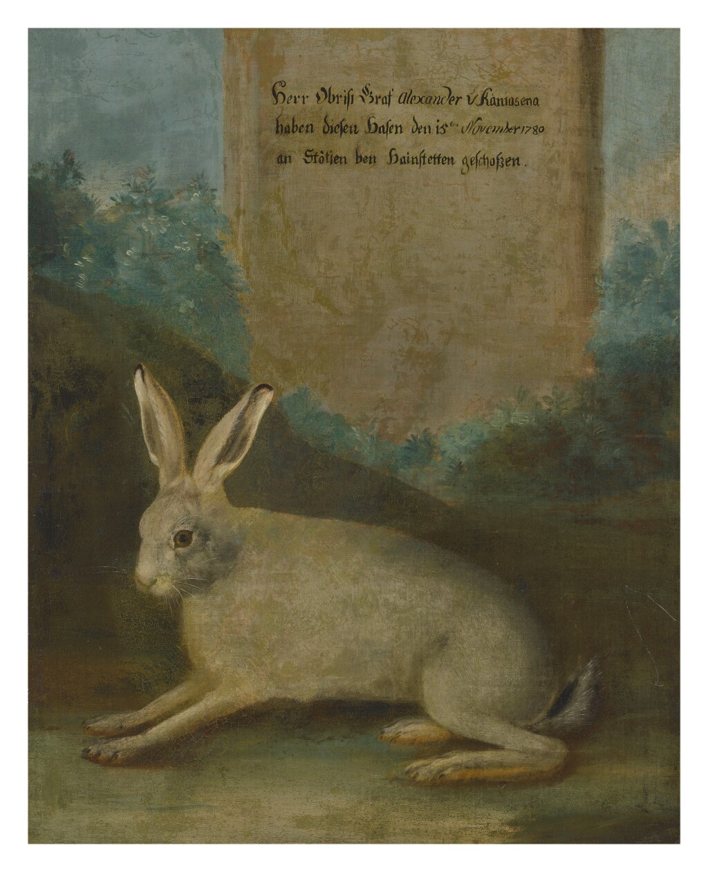 野兔 – 德国学校——18世纪-