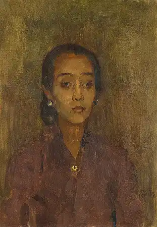 爪哇女子肖像 – 以撒以色列人