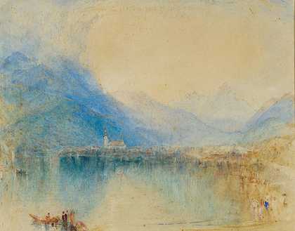 阿尔斯，瑞士祖格湖上（清晨），R.A.约瑟夫·马洛德·威廉·特纳之后。 – 威廉·沃德-