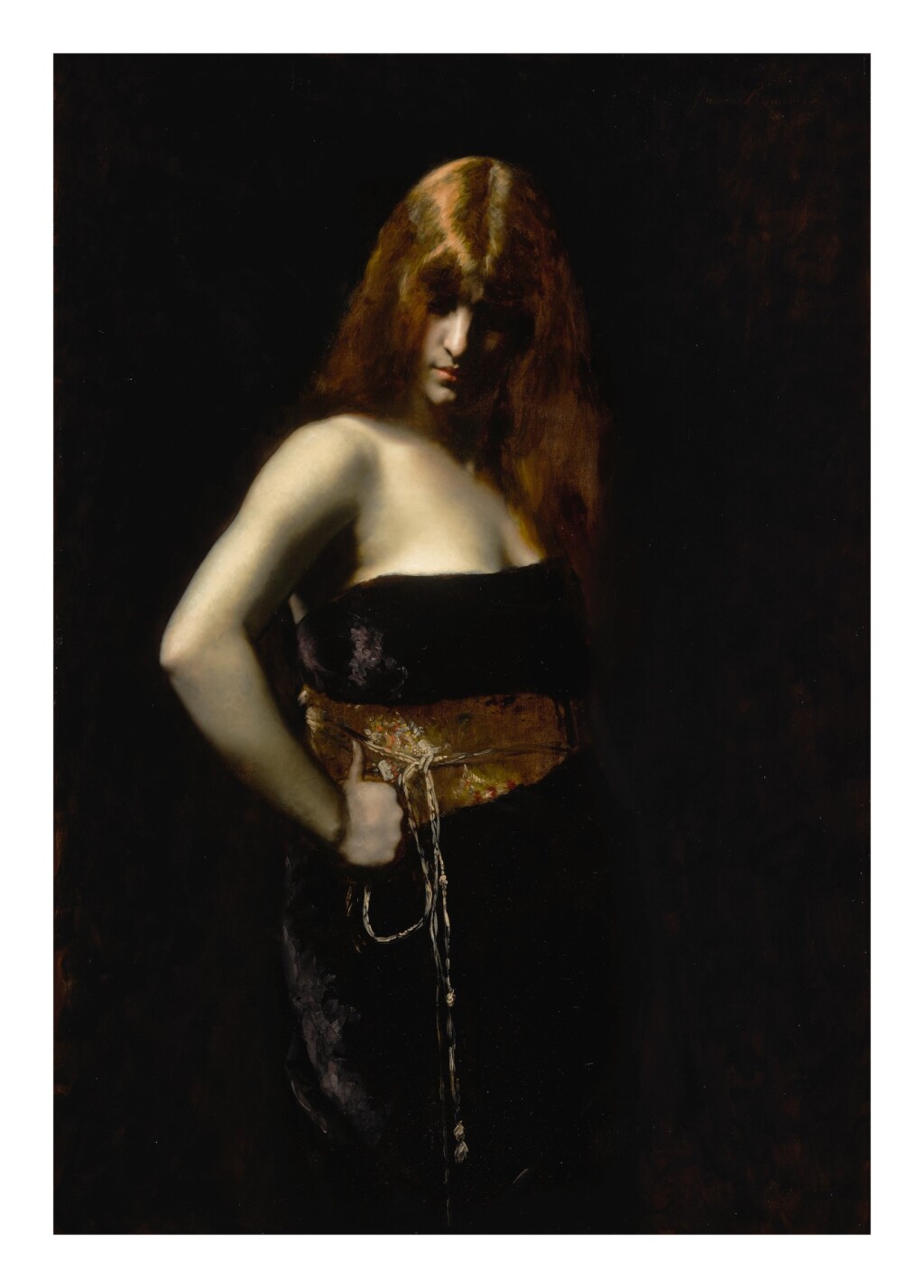 红发女子肖像 – 胡安娜·罗曼尼-
