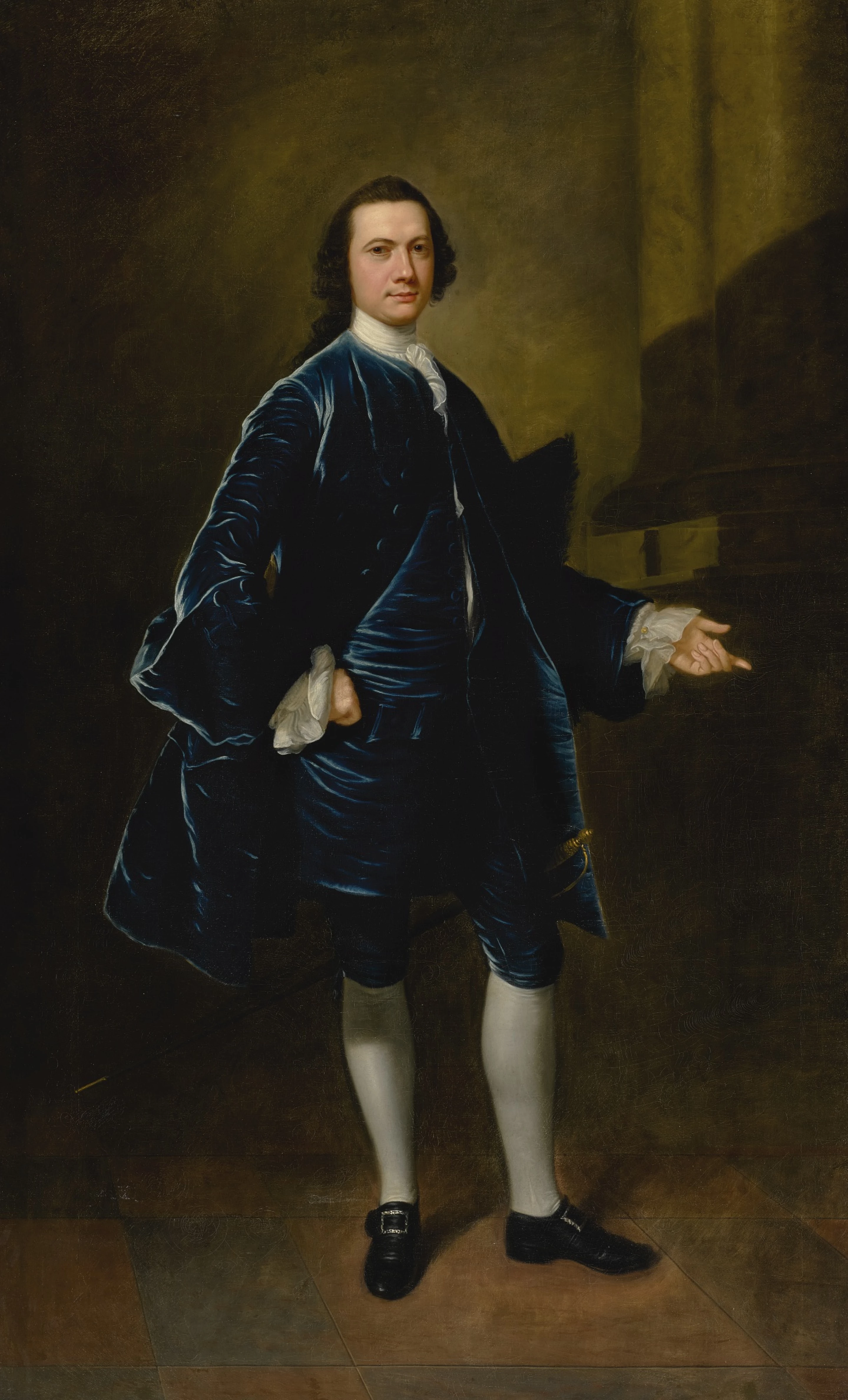 乔治·皮戈特的肖像，第一男爵皮戈特（1719-1777），马德拉斯总督 – 乔治·克纳普顿