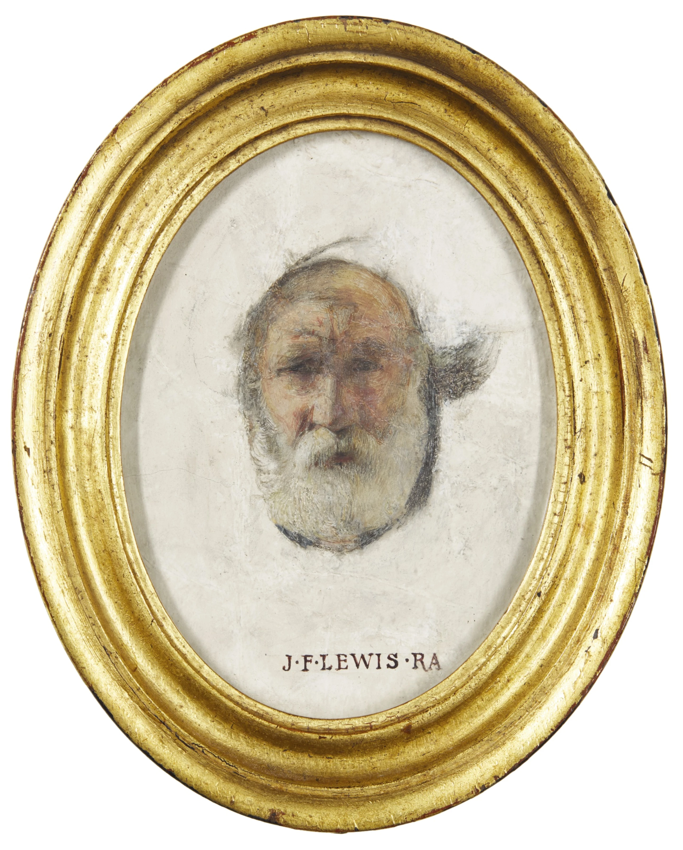 艺术家的肖像 – 约翰-弗雷德里克-刘易斯，-R.A。