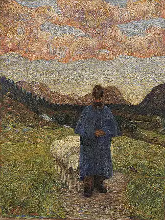 恩加丁山脉的牧羊人 – 戈塔尔多·塞甘蒂尼