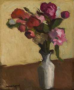 花瓶中的花（约1898年）|可出售 by Albert Marquet