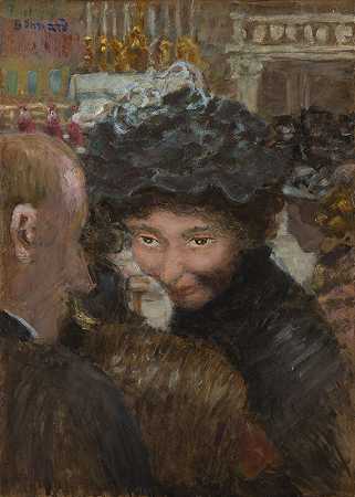 巴黎街（1894-1895） by Pierre Bonnard