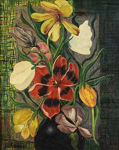鲜花（1916）|出售 by Moïse Kisling