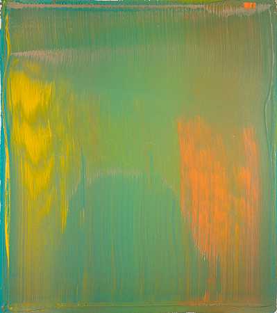 无标题–彩色条纹（1971） by David Diao