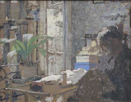 Vuillard Cousant夫人。背面为阿西西女子书房（1898年）|出售 by Édouard Vuillard
