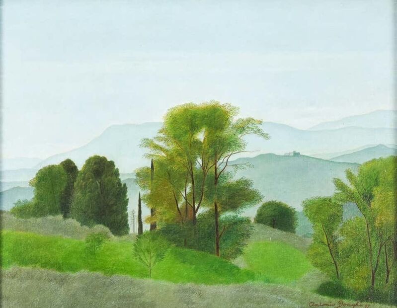 景观（1937） by Antonio Donghi