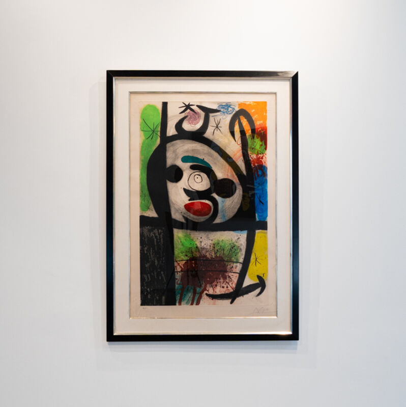 《纺纱女人》（La Femme Toupie）（1974年） by Joan Miró