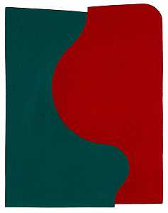 红色和绿色（红色和绿色）（约1954年） by Antonio Llorens