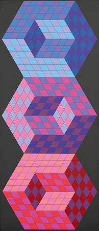 Tridim Har（1980-1992） by Victor Vasarely