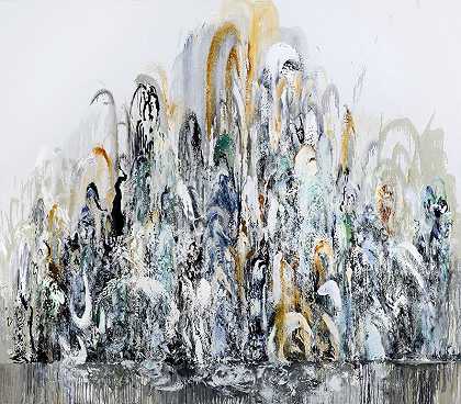水之墙II（2011） by Maggi Hambling