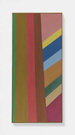 Brown Pole（1967） by Jack Bush