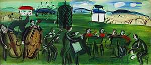 户外管弦乐队（未知）|可出售 by Raoul Dufy