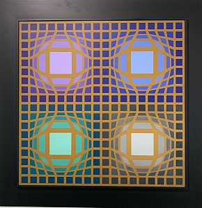 Arc Or（1974） by Victor Vasarely