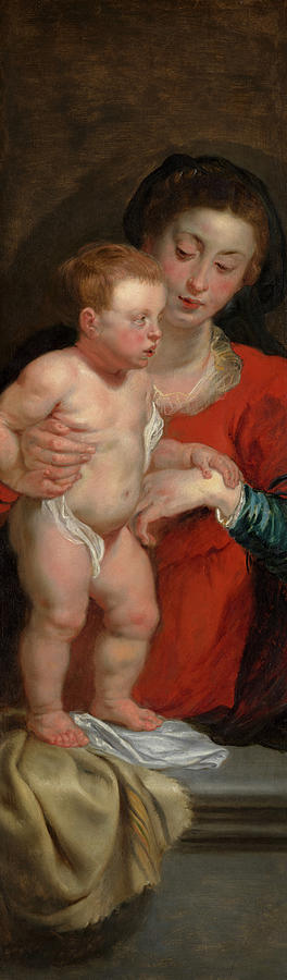 麦当娜，1618年`Madonna, 1618 by Peter Paul Rubens