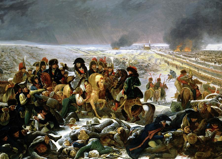 拿破仑在埃劳战场上`Napoleon on the Battlefield of Eylau by Antoine-Jean Gross