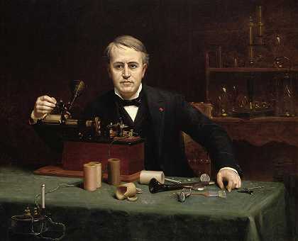 托马斯·阿尔瓦·爱迪生`Thomas Alva Edison by Abraham Archibald