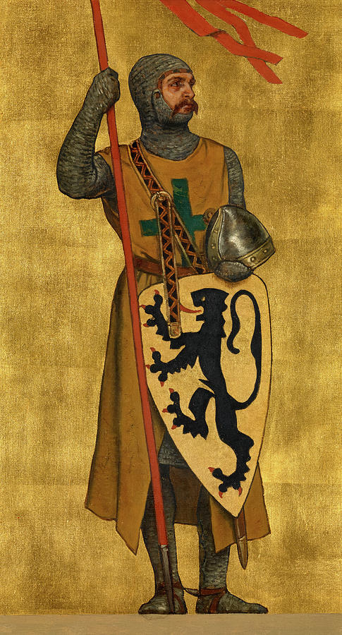 佛兰德郡阿尔萨斯的菲利普`Philip of Alsace, County of Flanders by Albrecht De Vriendt