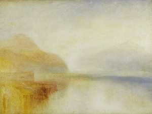 费恩湖因弗瑞码头：上午（约1845年） by J. M. W. Turner