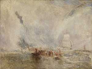 捕鲸者（1845） by J. M. W. Turner