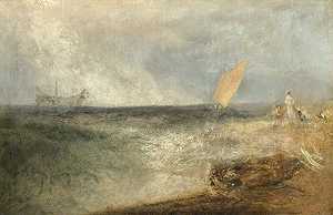 玛盖特的夜景（约1840年） by J. M. W. Turner