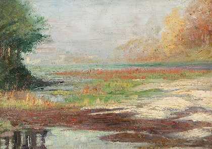 湖景（1919） by Filippo Vacchetti
