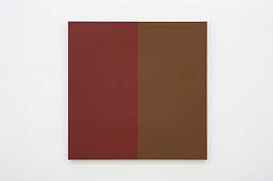 两半（红色、棕色）（2019年） by Steven Aalders