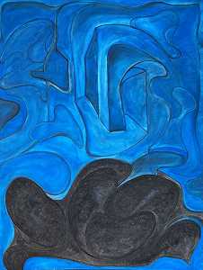 Blue Rothko（2019） by Julius Babilonia