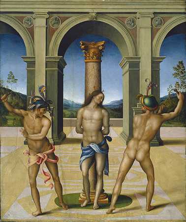 基督的鞭笞（约1512/1515） by Bacchiacca