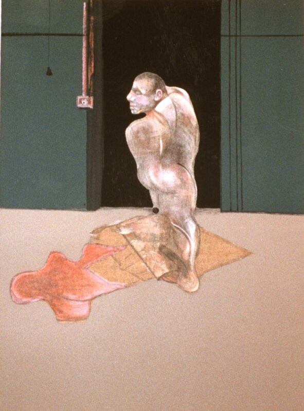 1986年约翰·爱德华兹肖像研究（1987年） by Francis Bacon