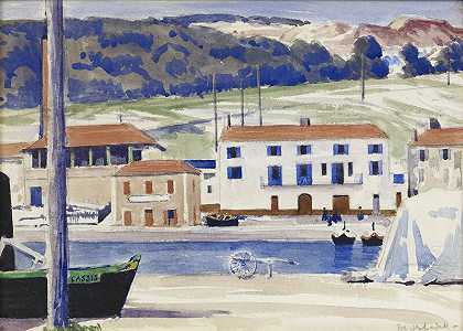 卡西斯港（约1924年） by Francis Campbell Boileau Cadell