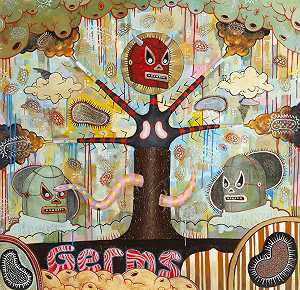 连锁烟熏树（2005） by Jaime "Germs" Zacarias