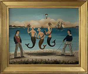水手和美人鱼跳绳（未知） by Ralph Eugene Cahoon, Jr.