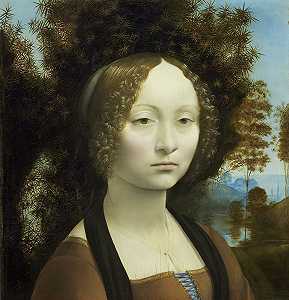 吉内夫拉·德本奇[环球]（1474-1478） by Leonardo da Vinci