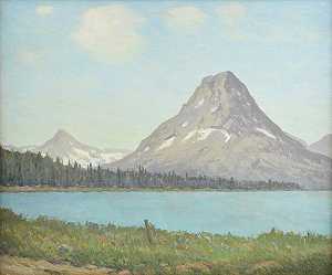 蒙大拿州冰川国家公园罗克韦尔山（1921年） by Charles Warren Eaton
