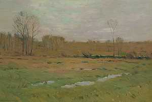 后冬牧场（1900） by Charles Warren Eaton
