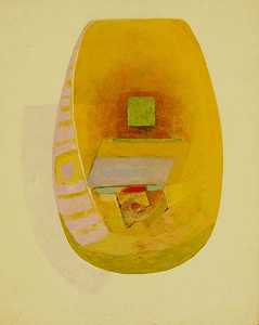 无标题（椭圆形表格）（1969） by Naum Gabo