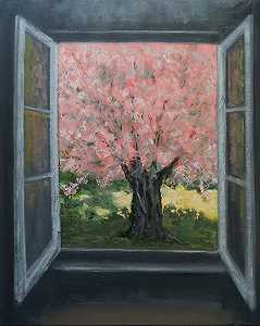 粉红色窗户 by Albert Hadjiganev